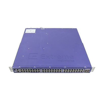 O interruptor X460 PoE+ extremo do RJ45 48x consola 10GE4 os portos portuários da base 48