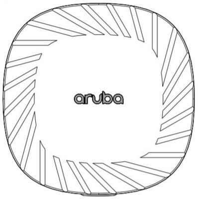 O rádio duplo o terreno AP 515 Aruba Wifi de 510 séries 6 antenas 802.11ax internas unificou o AP