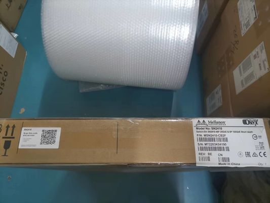 O cúmulo Linux do interruptor de rede de MSN2410-CB2FC Mellanox sN2410Mellanox 48 SFP28 move 8 portos QSFP28