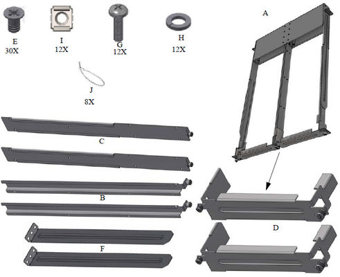 Transceptor ótico SFP MTEF-KIT-D do ODM Mellanox para sistemas de SN2100 SN2010