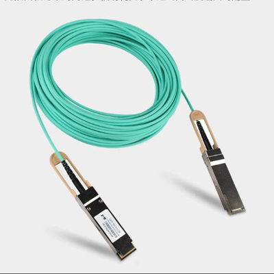 QSFP LSZH Mellanox AOC Cabo Óptico Ativo MFA1A00-C050 100GbE 50m novo e original