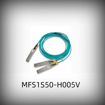 Cabo AOC Mellanox de baixa latência MFS1S00-H020E Cabo Splitter Ethernet 200GbE para 2x100GbE 20m