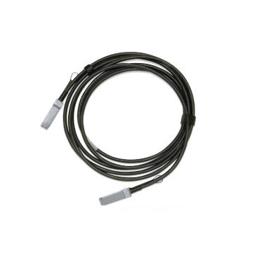 Cabo de cobre InfiniBand EDR do anexo MCP1600-E003E26 direto até 100Gb/S QSFP28 3m 26AWG preto
