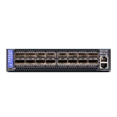 O ethernet de MSN2100-CB2F Mellanox comuta a meia largura 10/25GbE e 100GbE