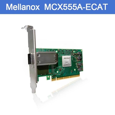 Adaptador EDR/100GbE da placa de rede ConnectX-5 VPI de MCX555A-ECAT Mellanox