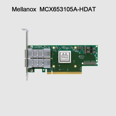 cartão Nic Network Interface MCX653105A-HDAT ConnectX-6 de 200GbE Mellanox Sfp Pcie