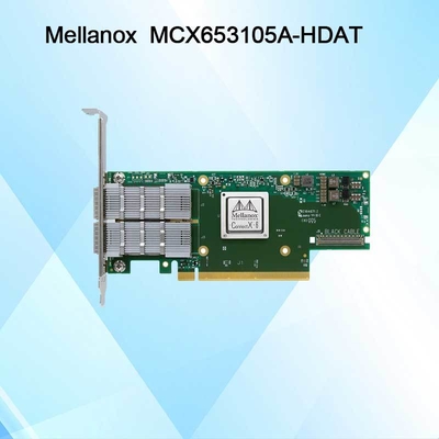 cartão Nic Network Interface MCX653105A-HDAT ConnectX-6 de 200GbE Mellanox Sfp Pcie