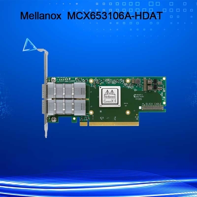 ConnectX-6 MCX653106A-HDAT VPI Mellanox Network Card 200Gb/S Adaptador InfiniBand e Ethernet