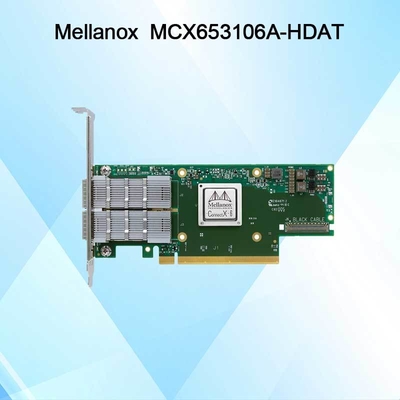 ConnectX-6 MCX653106A-HDAT VPI Mellanox Network Card 200Gb/S Adaptador InfiniBand e Ethernet