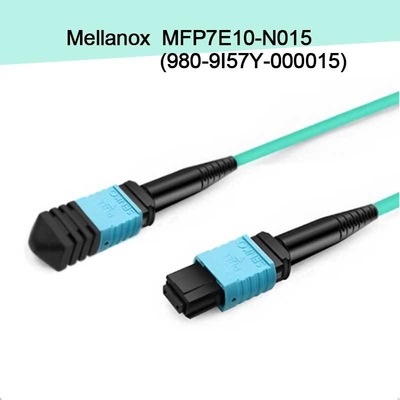 MFP7E10-N015 ((980-9I57Y-000015) Mellanox AOC MPO-12/APC-To MPO12/APC 8 Fibras 15M