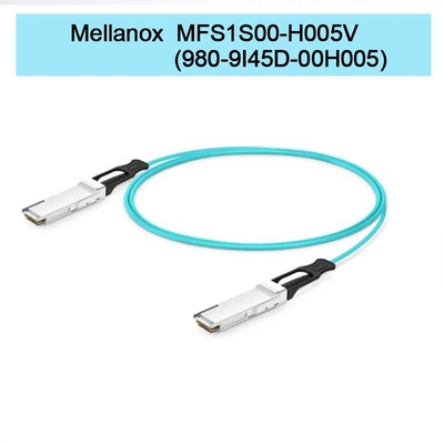 MFS1S00-H005V(980-9I45D-00H005) Cabo Óptico Ativo AOC Até 200Gb/S IB HDR QSFP56 5m