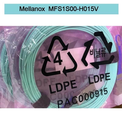 Conexões eficientes rápidas 100GbE 25GbE de Data Center do cabo da fibra do cabo MFS1S00-H015V Aoc de Mellanox AOC DAC