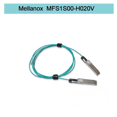 MFS1S00-H020V(980-9I45T-00H020) Cabo AOC Mellanox Ethernet 200GbE QSFP56 Cabo Óptico Ativo cabos infiniband