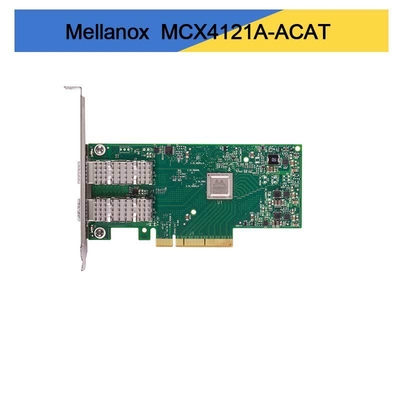 Placa de interface de rede MCX4121A-ACAT do porto duplo SFP28 PCIe3.0 X8 do EN 25GbE de Mellanox ConnectX-4 Lx