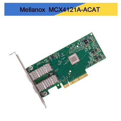 Placa de interface de rede MCX4121A-ACAT do porto duplo SFP28 PCIe3.0 X8 do EN 25GbE de Mellanox ConnectX-4 Lx