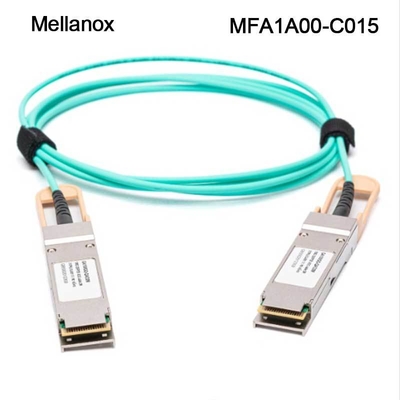 cabo ethernet MFA1A00-C015 15m de 100GbE QSFP LSZH Mellanox AOC