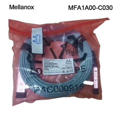 AOC ótico ativo Mellanox 100GbE cabografa MFA1A00-C030 QSFP LSZH 30m