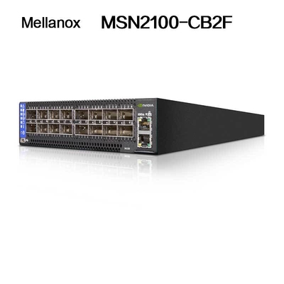 O ethernet de MSN2100-CB2F Mellanox comuta a meia largura 10/25GbE e 100GbE