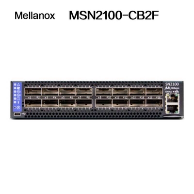 O ethernet de MSN2100-CB2F Mellanox comuta a meia largura 10/25GbE e 100GbE