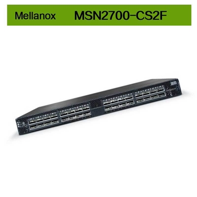 MSN2700-CS2F Mellanox Switch Spectrum Baseado em 32 Portos 100GbE Open Ethernet Platform