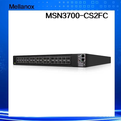Interruptor de rede MSN3700 das fontes de alimentação Mellanox da C.A. de Linux 2 do cúmulo - portos QSFP28 de CS2FC 100GbE 1U 32