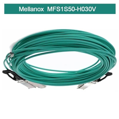 Infiniband Mellanox AOC MFS1S50-H030V VPI HDR & ETH 2x100Gb/S 30M QSFP56 novo e original