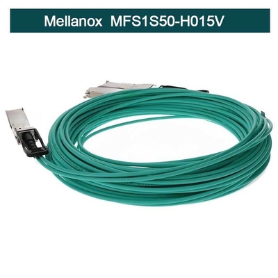 Cabo InfiniBand QSFP+ de cobre ativo de MFS1S50-H015V Mellanox Aoc ao conjunto de cabo de SFP+