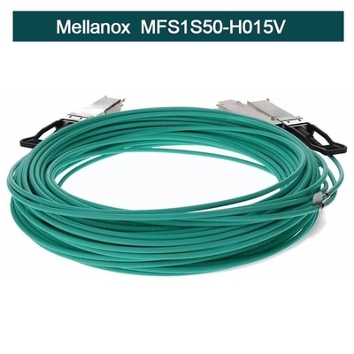 Cabo InfiniBand QSFP+ de cobre ativo de MFS1S50-H015V Mellanox Aoc ao conjunto de cabo de SFP+