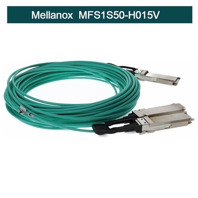 Cabo InfiniBand QSFP+ de cobre ativo de MFS1S50-H015V Mellanox Aoc ao conjunto de cabo de SFP+