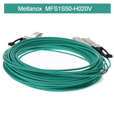Divisor IB HDR MMF Mellanox AOC Cable MFS1S50-H020V (QSFP56 Para 2xQSFP56)