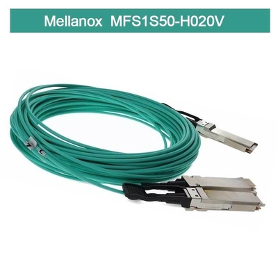 Divisor IB HDR MMF Mellanox AOC Cable MFS1S50-H020V (QSFP56 Para 2xQSFP56)