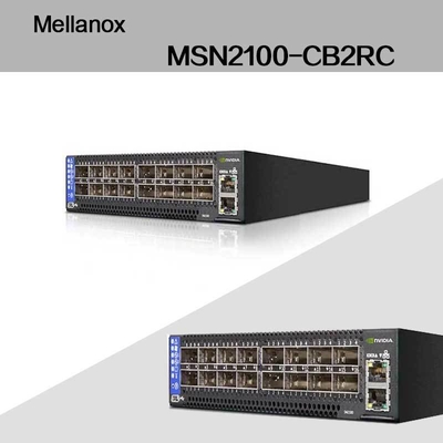 Max Speed EDR Nvidia Mellanox Spectrum Baseado em 100gbe 1u Open Ethernet Switch com Cumulus Linux MSN2100-CB2RC 16 Qsfp28 Portes