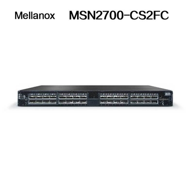 - Interruptor de rede frente e verso MSN2700 de Linux Mellanox do cúmulo - CS2FC completo 100GbE 1U