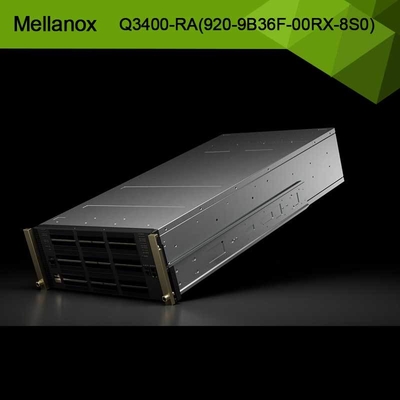 Comutador de banda Infini XDR baseado em Quantum-3 Q3400-RA 920-9B36F-00RX-8S0 4U 144 portas XDR Mais de 72 gaiolas OSFP 8 fontes de alimentação