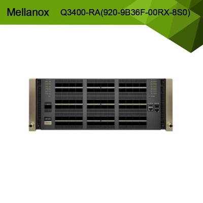 Comutador de banda Infini XDR baseado em Quantum-3 Q3400-RA 920-9B36F-00RX-8S0 4U 144 portas XDR Mais de 72 gaiolas OSFP 8 fontes de alimentação