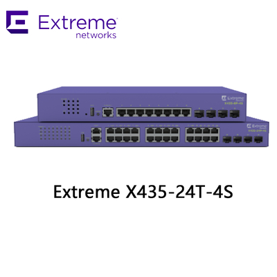 Metade completa - 802.3at a rede extrema frente e verso AVB do ponto de entrada X435 comuta 24T-4S 48 os portos 216Gbps