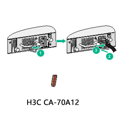 H3c Ca-70A12 Fornecedora de energia CC de alto desempenho para dispositivos Cartão 2.5A