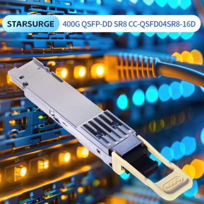 Módulo de transmissor óptico de alta velocidade 400 g Qsfp-Dd Sr8 para centros de dados