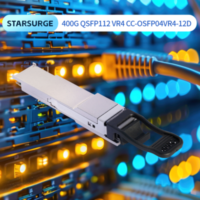Transceptor Inphy Qsfp 112 Vr4 de 400g para Rede de Alto Desempenho
