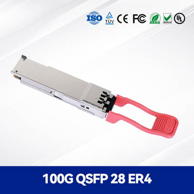 Módulo de Fibra Óptica Premium 100g Qsfp28 Er4 40km para Data Centers