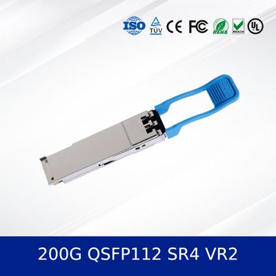 Transceptor QSFP112 SR4 VR2 de 200G de alta velocidade para data centers - Grande quantidade de produtos à pronta entrega