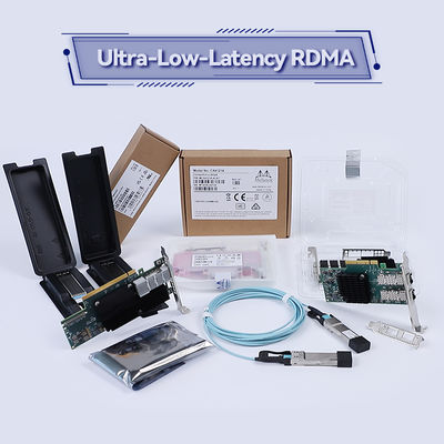 Placa de rede MCX623106AN-CDAT do EN 100GbE do NIC ConnectX-6 Dx dos adaptadores dos ethernet de QSFP56 Mellanox
