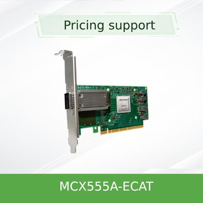 Placa Adaptadora Connectx-5 EDR de Alta Velocidade para Rede de 100GB/S MCX555A-Ecat