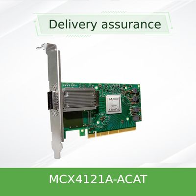 Porto duplo SFP28 PCIe3.0 X8 MCX4121A-ACAT da placa de rede do EN 25GbE Mellanox de ConnectX-4 Lx