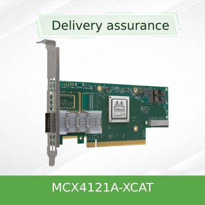Placa de rede 25Gbps SFP28 QSFP28 do mellanox de MCX4121A-XCAT para o servidor