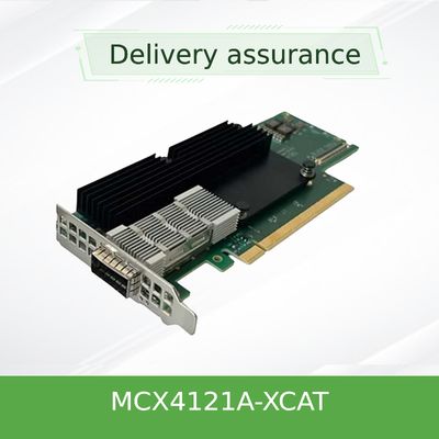 Placa de rede Nic Interface MCX4121A-XCAT do EN 25GbE Mellanox de ConnectX-4 Lx