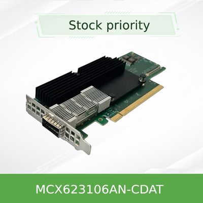 Placa de rede MCX623106AN-CDAT do EN 100GbE do NIC ConnectX-6 Dx dos adaptadores dos ethernet de QSFP56 Mellanox