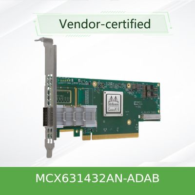 Placa adaptadora ConnectX-6 Lx En MCX631432an-Adab para switch de rede Mellanox, 25 GbE OCP3.0, com gerenciamento de host