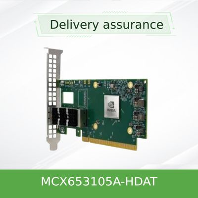 cartão Nic Network Interface MCX653105A-HDAT ConnectX-6 de 200GbE Mellanox Sfp Pcie