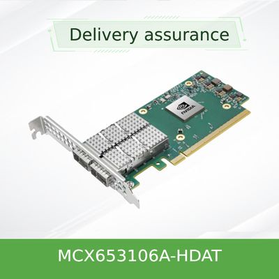 Adaptador da placa de rede ConnectX-6 VPI de MCX653106A-HDAT-SP Mellanox 200gbe